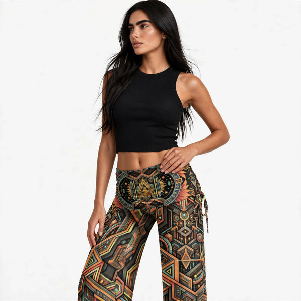 Sunfold Circuit — Women's High-Waist Wide-Leg Pants