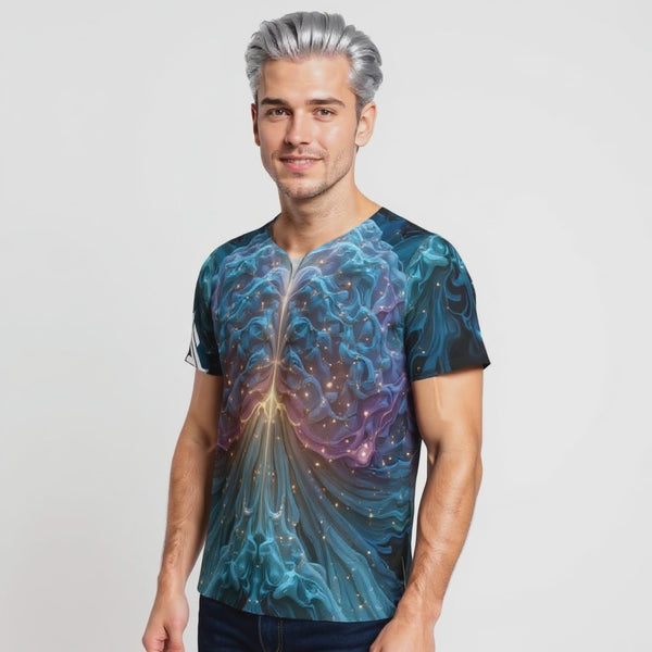 All-Over Print  Men's African Dashiki Shirt