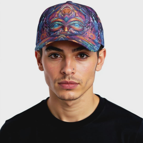 All-Over Print Peaked Cap