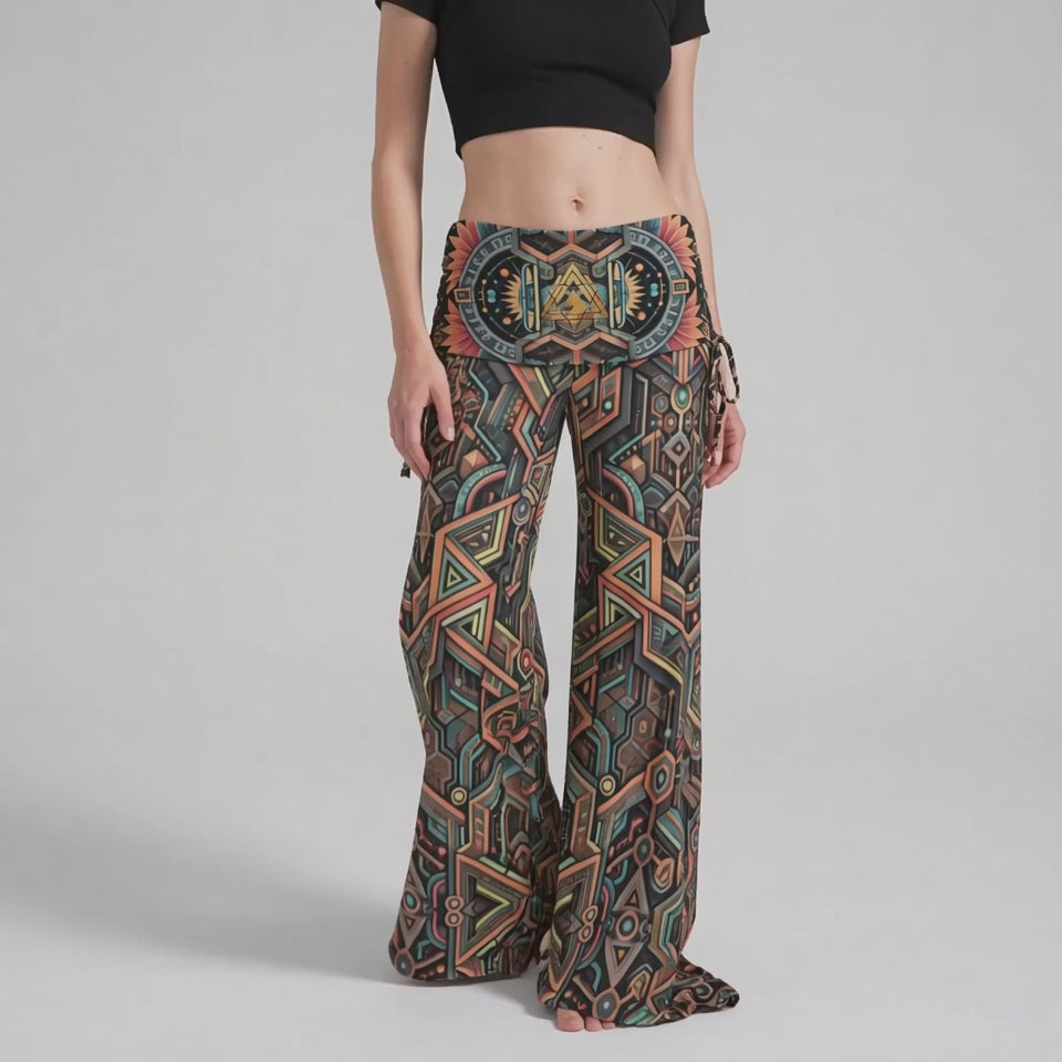 Sunfold Circuit — Women's High-Waist Wide-Leg Pants — video