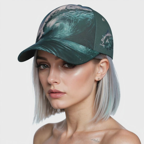 All-Over Print Peaked Cap